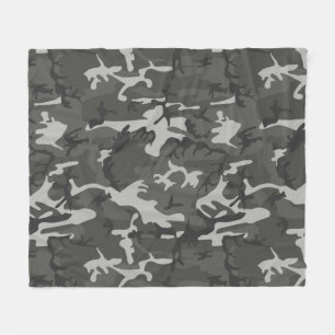Urban Camouflage Pattern Fleece Deken