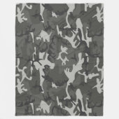 Urban Camouflage Pattern Fleece Deken (Voorkant)