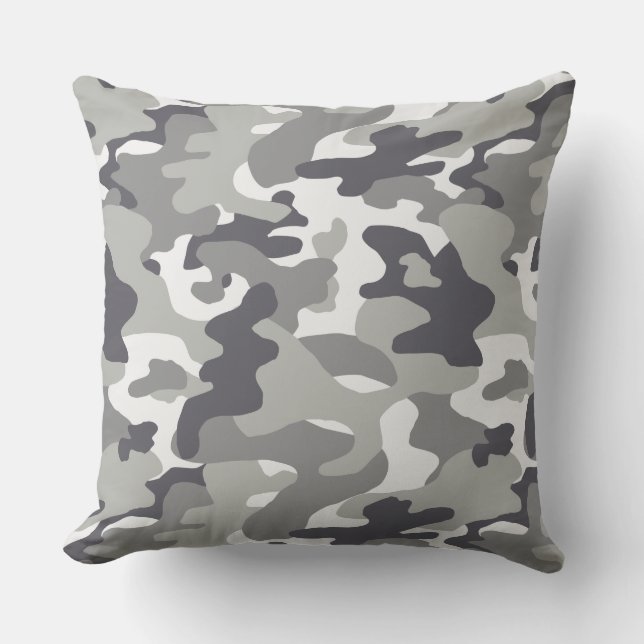Urban Camouflage Pattern Kussen (Voorkant)