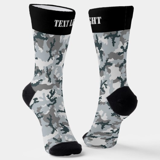 Urban Camouflage Pattern Socks Sokken (Gebogen)