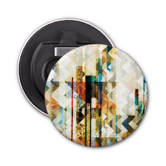 Urban Chevron II Button Flesopener (Voorkant)