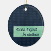 Urban Chic Please Ring Bell Ornament (Links)