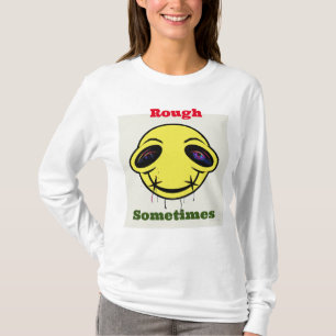 "Urban Chic: 'Ruw Soms' Vrouwen met lange mouwen T-shirt