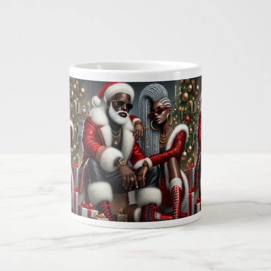 Urban Chic Santa Extra Grote Beker (Voorkant)