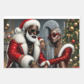 Urban Chic Santa Inpakpapier Vel (Voorkant 3)