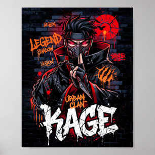Urban Clan Kage Ninja Poster