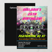 Urban Club Hip hop Dancing Party Invitation (Devant / Derrière)