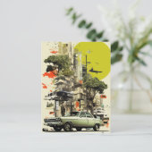 Urban Collage Briefkaart (Staand voorkant)