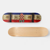 Urban Croatia Grunge Custom Pro Park Board Skateboard (Horizontaal)