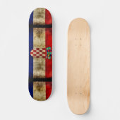 Urban Croatia Grunge Custom Pro Park Board Skateboard (Voorkant)
