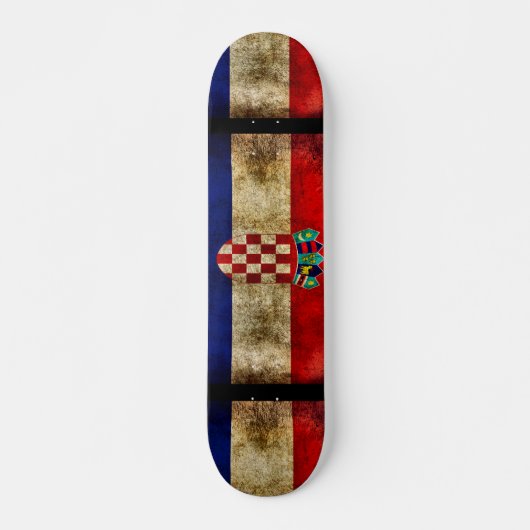 Urban Croatia Grunge Custom Pro Park Board Skateboard (Voorkant)