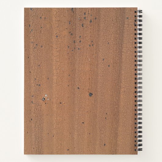Urban Decay Theme - Rusted Sign Spiral Notitieboek (Achterkant)