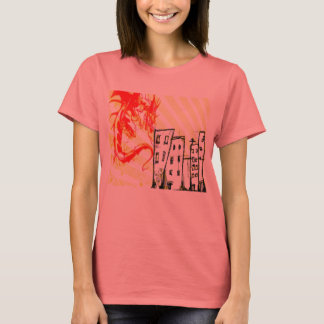 Urban Dragon T-Shirt, dames T-shirt