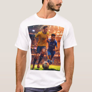 Urban Edge: de nieuwe golf van Mannen-T-Shirt-Desi T-shirt