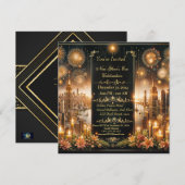 Urban Elegance : Une carte d'invitation pour le No (Devant / Derrière)