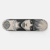 Urban Emo Meisje Cyber 2K Skateboard (Horizontaal)