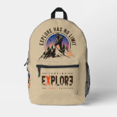 Urban Explorer | Bedrukte Rugzak (Voorkant)
