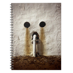 Urban Exposed Water Pipe Foto Notitieboek