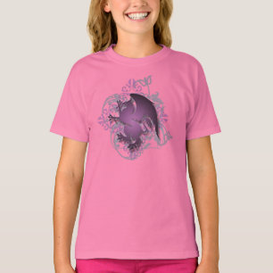 Urban Fantasy Plum Griffin Grunge Kinder T-Shirt