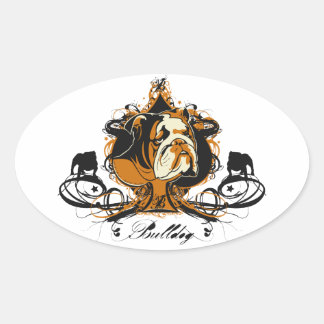 Urban Flourish Engels Bulldog Sticker