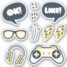 Urban Gamer Stickers