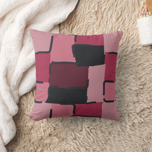 Urban Geo | Blush Muted | Hero Pattern Kussen (Deken)