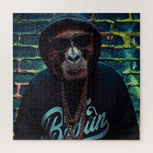 Urban Gorilla – Street Style Canvas Kunstprint Legpuzzel