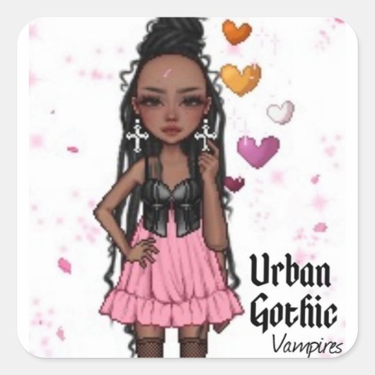 Urban Gothic Vampires Sticker 7 (Voorkant)