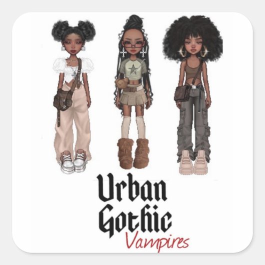 Urban Gothic Vampires Stickers 5 (Voorkant)