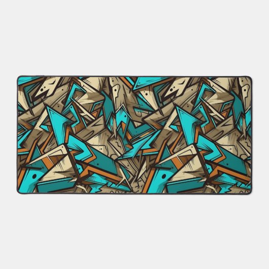 Urban Graffiti Abstract Explosion Bureaumat (Voorkant)