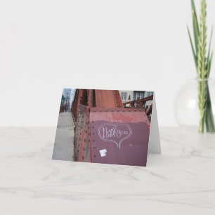 Urban Graffiti Bedankt Card