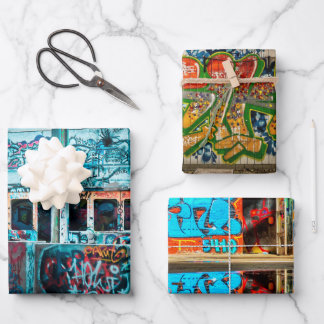 Urban Graffiti | Colorful Street Art Inpakpapier Vel