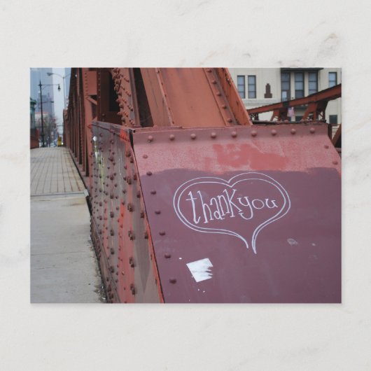 Urban graffiti dank je briefkaart (Voorkant)