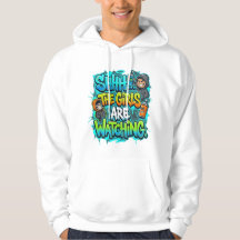 Urban Graffiti Hoodie - "Shhh...