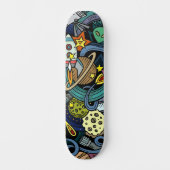 Urban Graffiti illustratie Skateboard (Voorkant)
