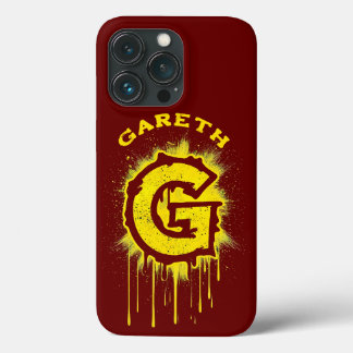 Urban Graffiti Monogram Sleutelhanger - letter "G" iPhone 13 Pro Hoesje