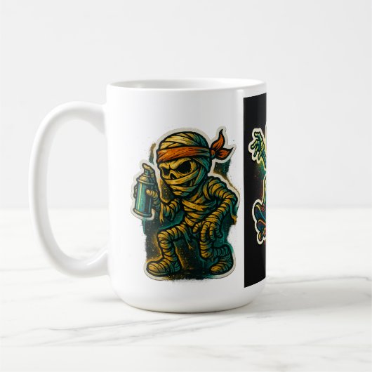 Urban Graffiti Mummy Mug (Gauche)