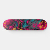 Urban Graffiti Oni Mask –  Schaats Deck Skateboard (Horizontaal)