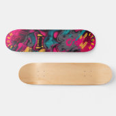Urban Graffiti Oni Mask –  Schaats Deck Skateboard (Horizontaal)