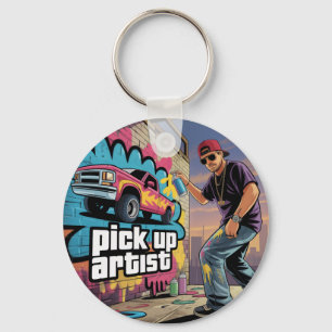 Urban Graffiti & Pickup Artiest Sleutelhanger