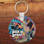 Urban Graffiti & Pickup Artiest Sleutelhanger (Achterkant)