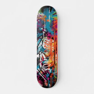 Urban Graffiti Street Art Skateboard