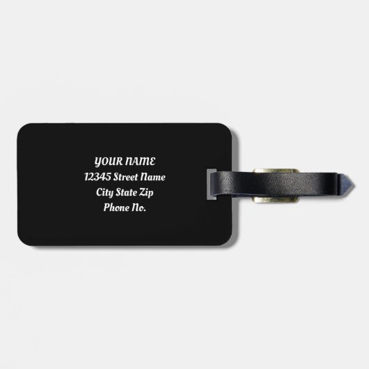 Urban Graffiti Street Art Splash Bagagelabel (Achterkant horizontaal)