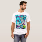 Urban Graffiti Street Art Style T-Shirt (Devant entier)