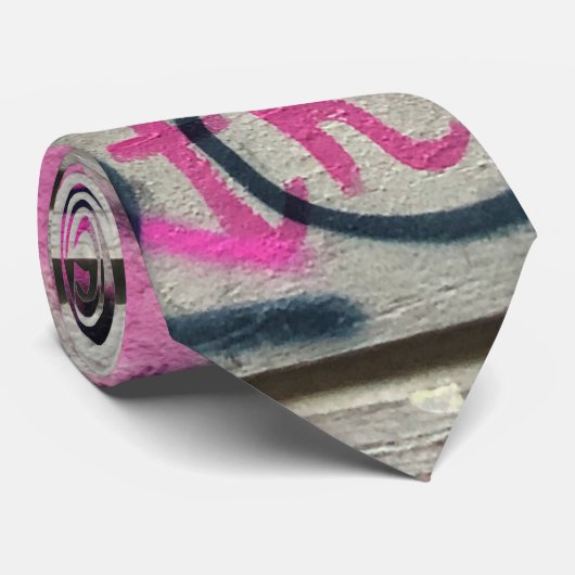 Urban Graffiti Stropdas (Opgerold)