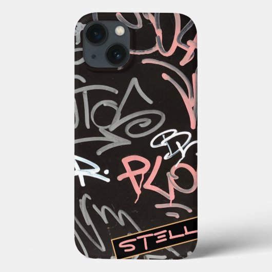 Urban Graffiti Style Hoesje-Mate iPhone Case (Achterkant)