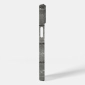 Urban Grey Brick Pavement Texture iPhone Case (Achterkant / Rechts)