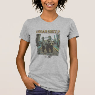 Urban Grizzly Vintage Streetcore Wilde Dieren T-shirt