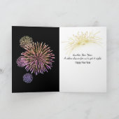 Urban Happy New Year Feestdagen Kaart (Binnen)