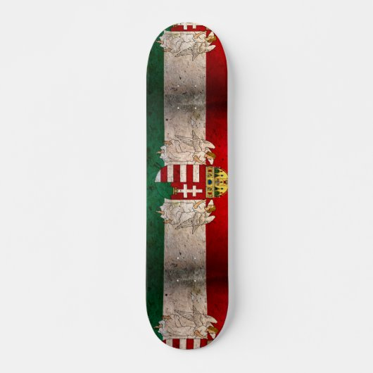 Urban Hungary Grunge Custom Pro Park Board Skateboard (Voorkant)
